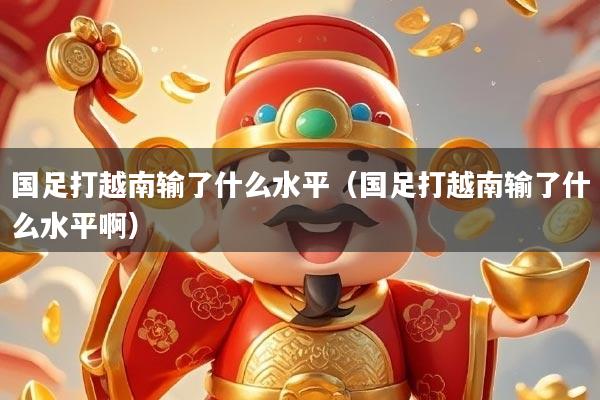 国足打越南输了什么水平（国足打越南输了什么水平啊）